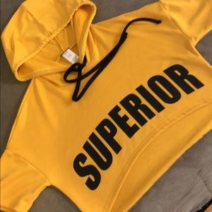 Oversized Crop hoodie